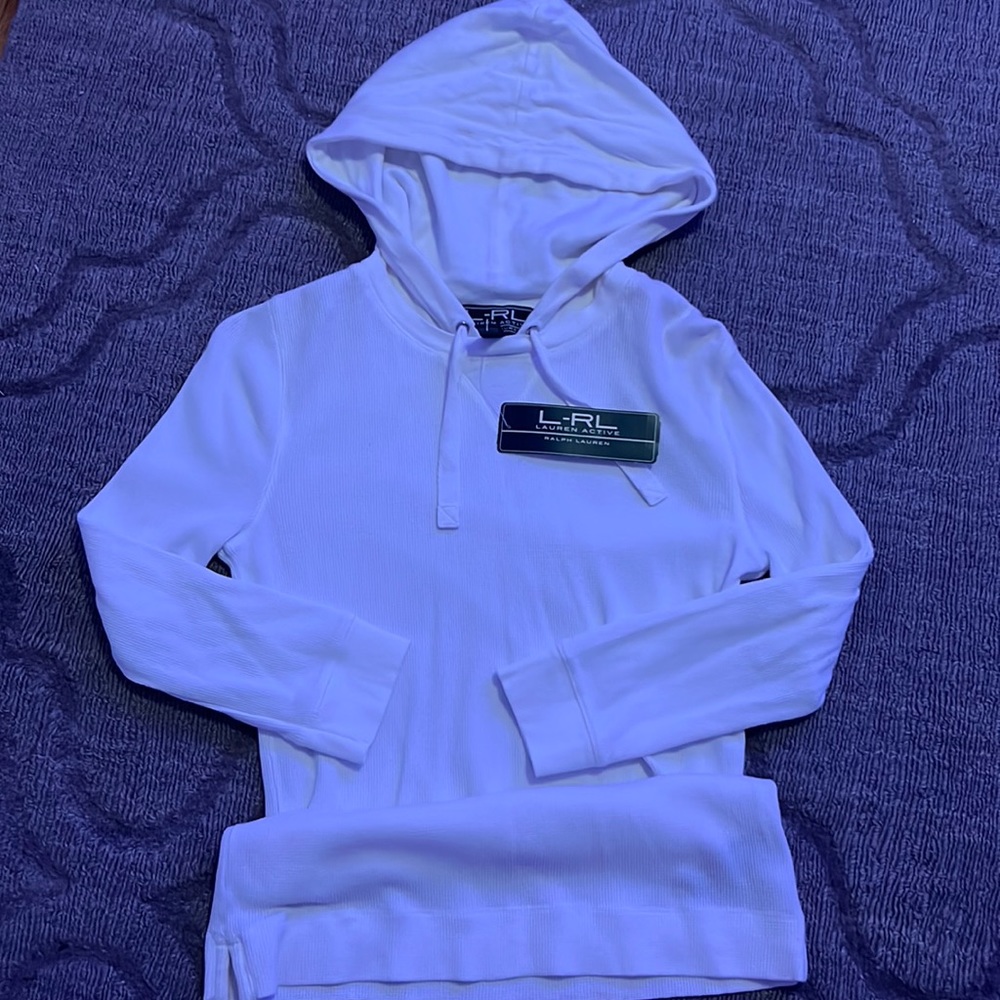 Active wear light sweat shirt with hood